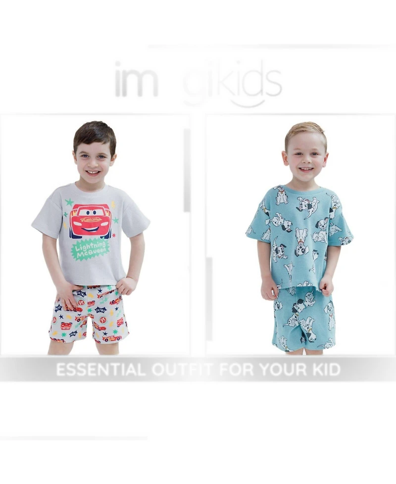 Cars Lightning McQueen Toddler Boys' 2-Piece Tee and Shorts Set