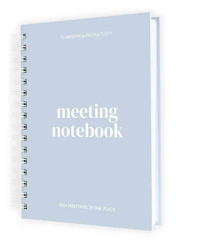 Danrong Work Meeting Notebook Project Planning Action Item Tracker Note Taking Planner Office Supplies