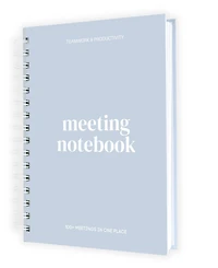 Danrong Work Meeting Notebook Project Planning Action Item Tracker Note Taking Planner Office Supplies
