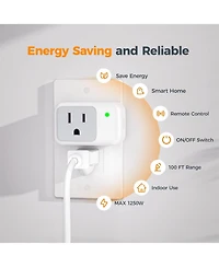 Tessan Remote Control Outlet with Wireless On/Off Switch