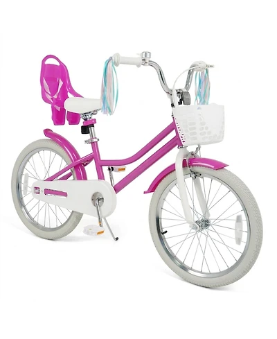 Hongge 20-Inch Kids Bike with Dual Brakes and Adjustable Seat, Ages 8+