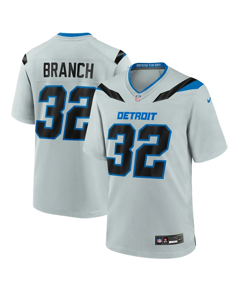 Nike Men's Brian Branch Silver Detroit Lions 2026 Rivalries Collection Game Jersey