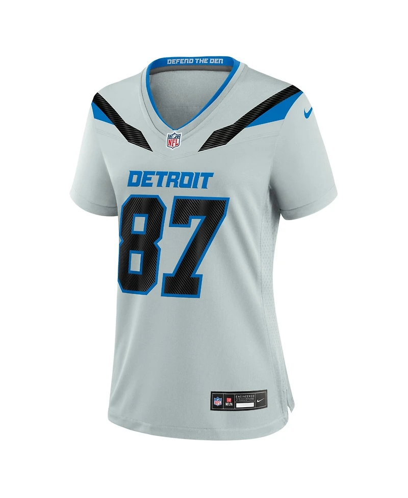 Nike Women's Sam Laporta Silver Detroit Lions 2026 Rivalries Collection Game Jersey