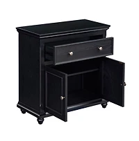 Augusta Home Carl Two Door One Drawer Cabinet