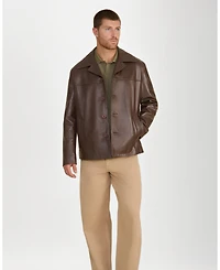 Furniq Uk Men's Relaxed Leather Blazer