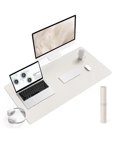 Lofree Leather Desk Pad Non Slip Waterproof Table Protector Large Mouse Mat Office Home