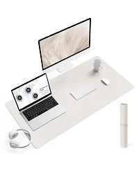 Lofree Leather Desk Pad Non Slip Waterproof Table Protector Large Mouse Mat Office Home