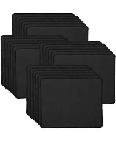 Lofree Stitched-Edge Non-Slip Rubber Base Mouse Pads for All Mouse Types, 20-Pack