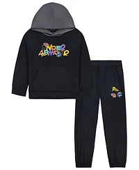 Under Armour Boys' 4-20 Retro Hooded Hoodie and Joggers, 2-Piece Set