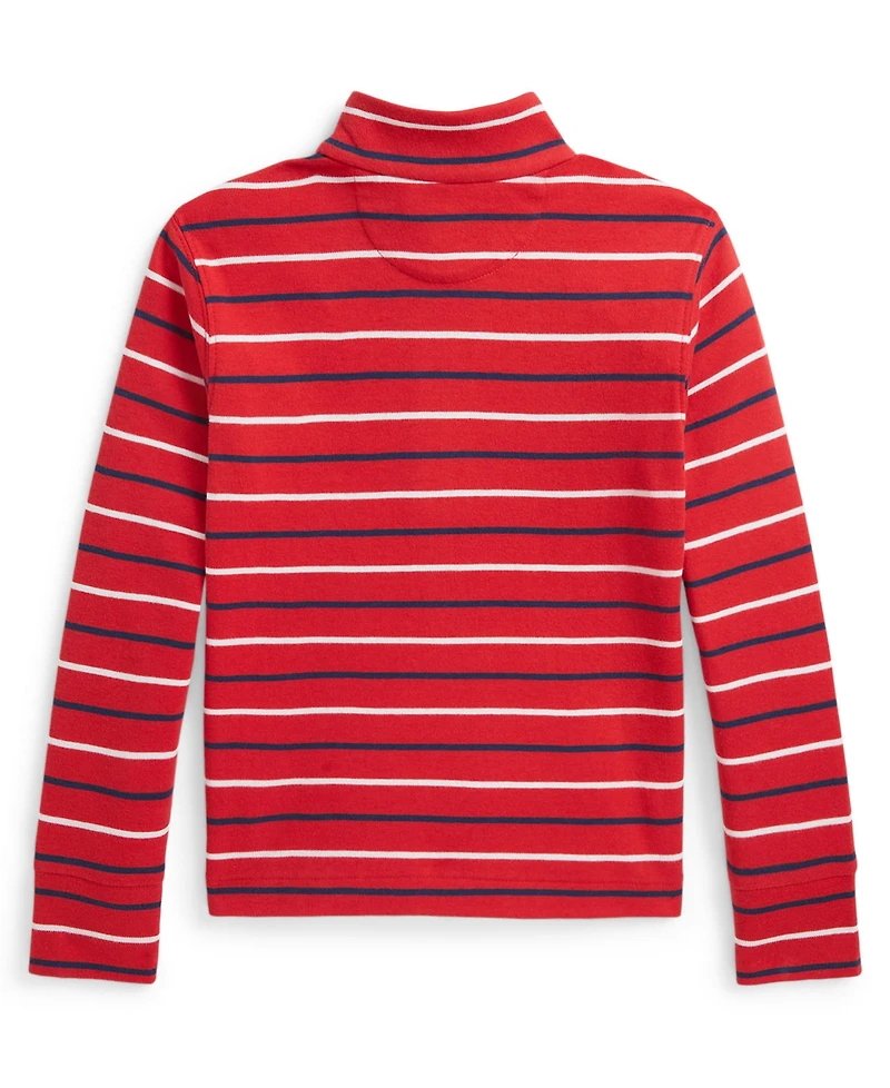 Polo Ralph Lauren Boys' 8-20 Interlock Quarter-Zip Shirt