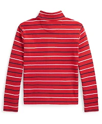 Polo Ralph Lauren Boys' 8-20 Interlock Quarter-Zip Shirt