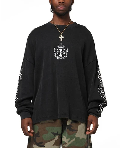 Loiter Men's Purity Oversized Long-Sleeve Graphic T-Shirt