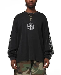 Loiter Men's Purity Oversized Long-Sleeve Graphic T-Shirt