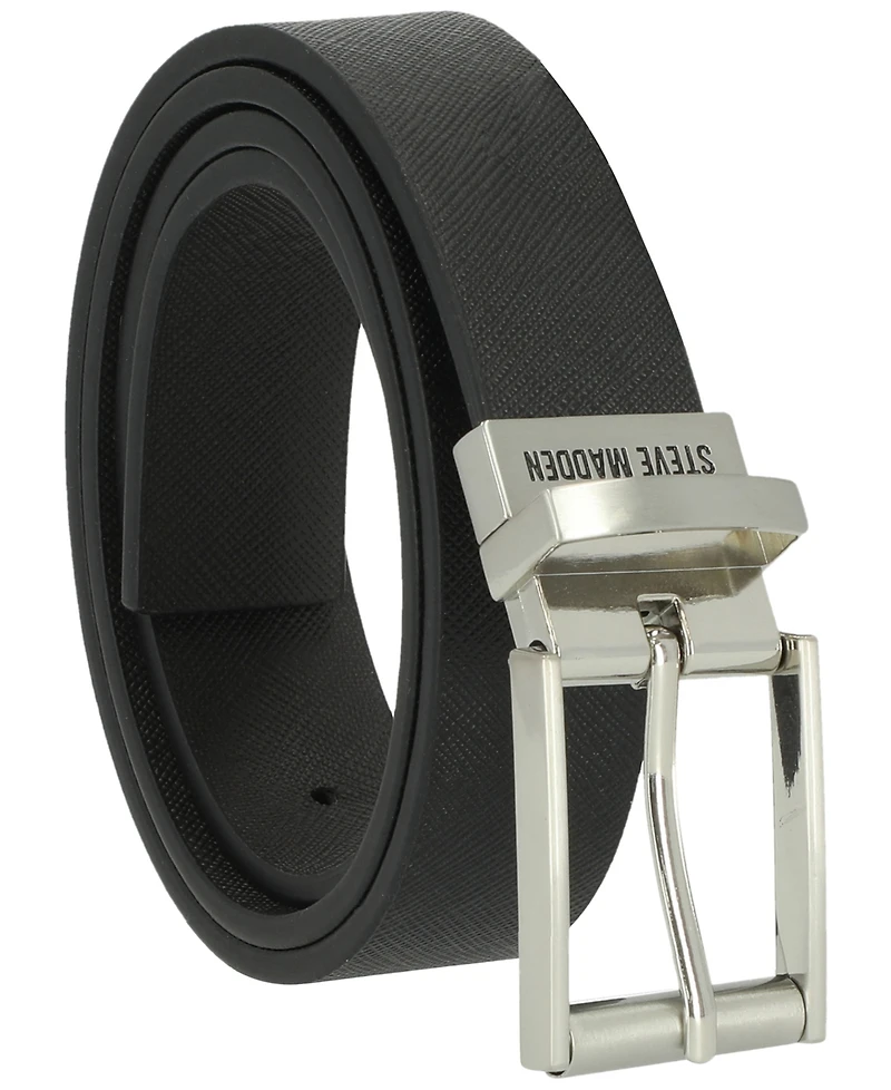 Steve Madden Reversible Roller Buckle Belt