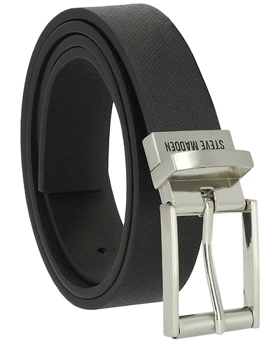 Steve Madden Reversible Roller Buckle Belt