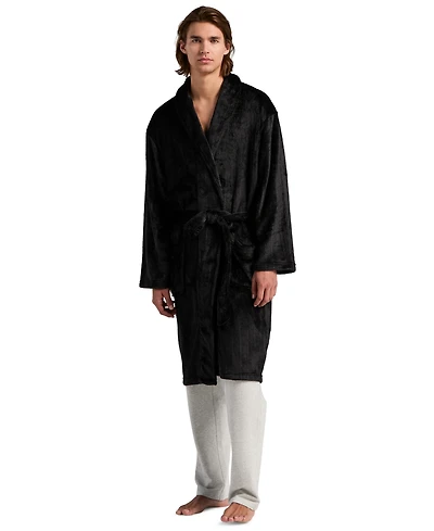 Perry Ellis Portfolio Men's Fleece-Herringbone Robe