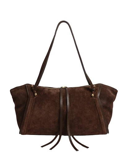 Kenneth Cole Highline East West Leather Zipper Extra-Large Tote Handbag