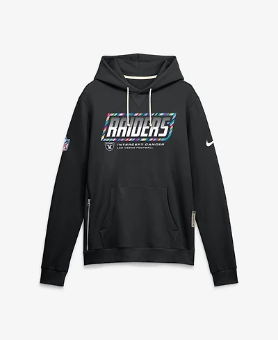 Nike Men's Black Las Vegas Raiders 2026 Nfl Cruical Catch Sideline Dri-Fit Pullover Hoodie