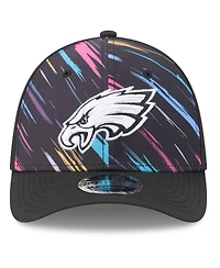 New Era Men's Black Philadelphia Eagles 2026 Nfl Cruical Catch 39THIRTY M-Crown Stretch Hat