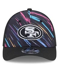 New Era Men's Black San Francisco 49ers 2026 Nfl Cruical Catch 39THIRTY M-Crown Stretch Hat