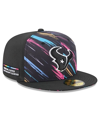 New Era Men's Black Houston Texans 2026 Nfl Cruical Catch 59FIFTY Fitted Hat