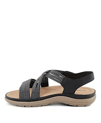 Flexus Women's Crossbeam Sport Sandal with Adjustable Strap