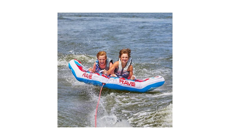 Rave Mambo Px 2-Rider Inflatable Towable Tube, Ages 12+