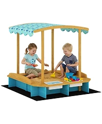 Glintex 12V Kids Electric Ride-On Horse with Sounds, Carrot Toy, Comb, Foot Pedal, Seat Storage, and Battery Power for Ages 1.5-3, Brown