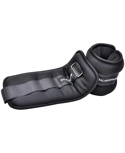 BalanceFrom Fitness Adjustable Fit Ankle, Wrist, Arm or Leg Weights, 8-lb Pair