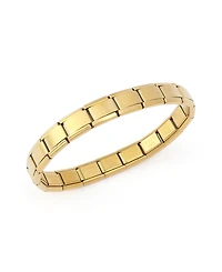 Steve Madden Cubic Zirconia Gold-Tone Link & Chain Stretch Bracelet