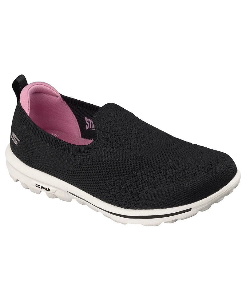Skechers Women's Go Walk Travel Kourt Walking Slip-On Sneakers from Finish Line