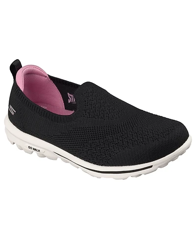 Skechers Women's Go Walk Travel Kourt Walking Slip-On Sneakers from Finish Line