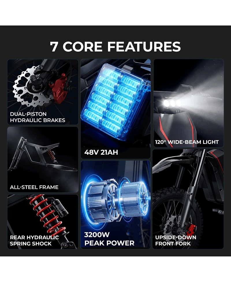 Skeri Electric Dirt Bike for Teens