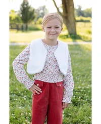 Florence Eiseman Big Girls (7-14) Faux Fur Vest