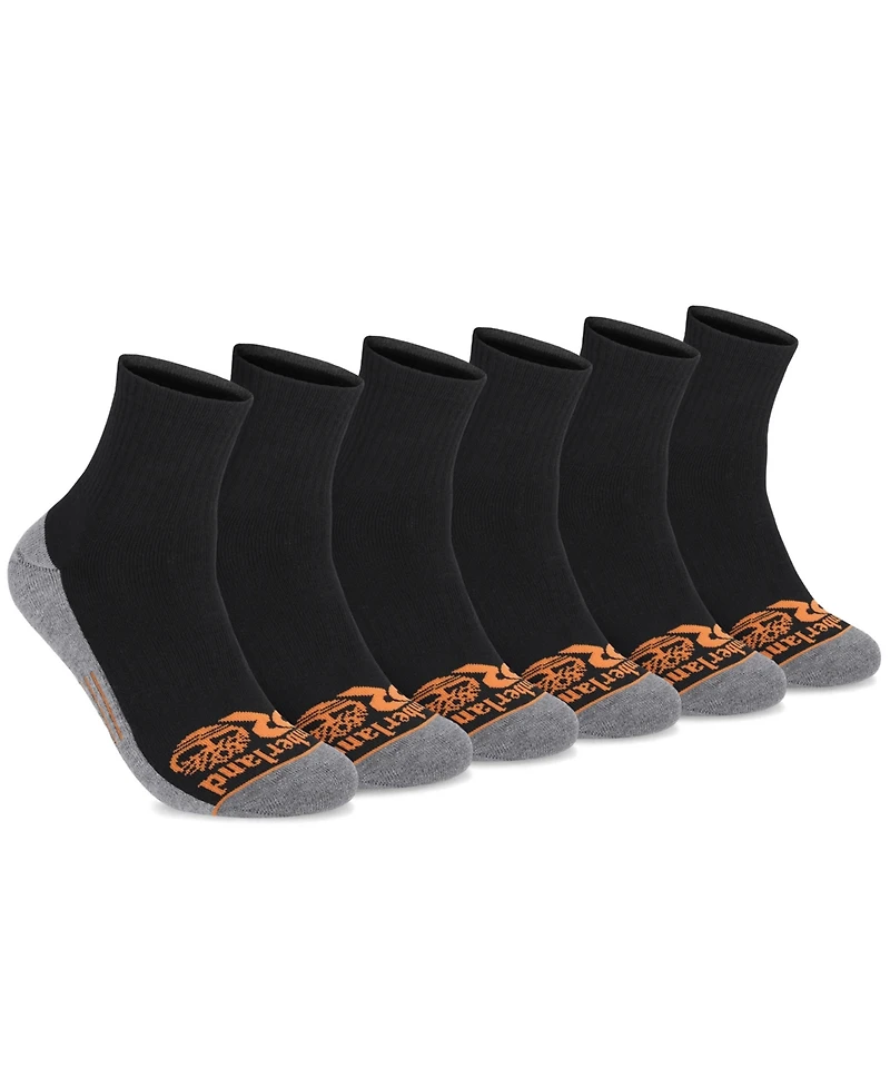Timberland Men's Core Quarter Socks, 6-Pack