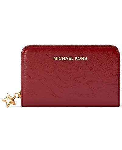 Michael Michael Kors Zip Around Star Charm Card Case