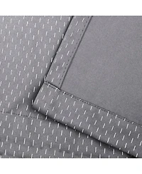 Superior Shimmer Textured Blackout Curtain, Set of 2, 52" x 63"