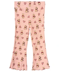 Winnie the Pooh Toddler Girls Ribbed Long Sleeve Tee and Pants Set