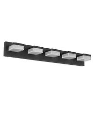 Busdays 5 Light Modern Led Bathroom Vanity Light Fixture Over Mirror