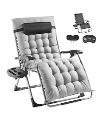 Vevor Zero Gravity Chair 33" Zero Gravity Recliner Lounge Chair Indoor and Outdoor