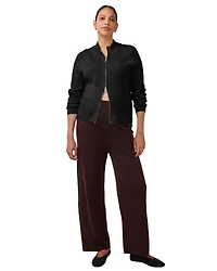 Ingrid + Isabel Women's Funnel Neck Raglan Knit Cardigan