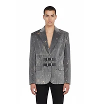 Pcfg Men's Cotton Velvet Tailored Blazer