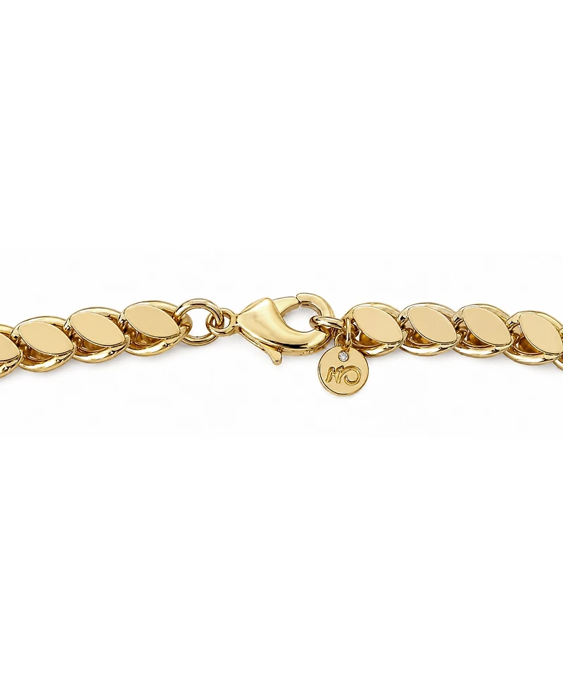 And Now This Silver, Gold Plated Brass Chain Necklace