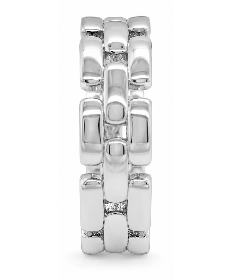 And Now This Silver Plated Link Ring