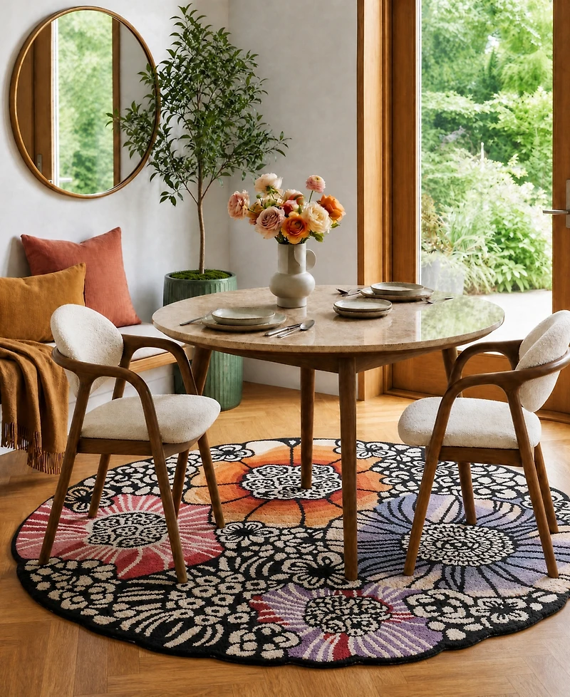 Lr Home Sweet Sinuo-106 4' x 4' Round Area Rug