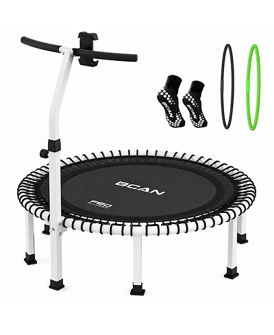Bcan BT4 Soft Land Pro Adult Bungee Rebounder trampoline with Handle 40 Inch
