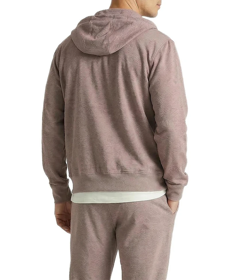 Level 7 Men's Morning Jog Full-Zip Mock-Neck Hoodie