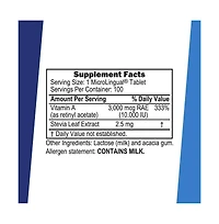 Superior Source Vitamin A 10,000 Iu 100 MicroLingual Tablets