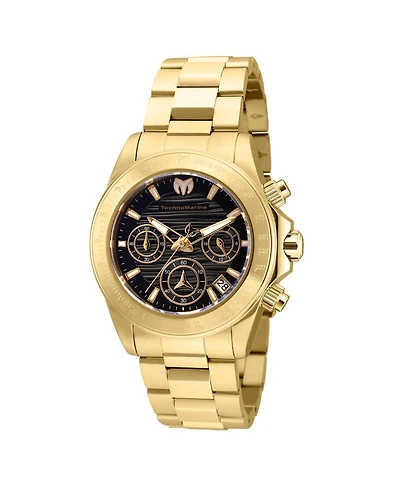 TechnoMarine Women's Quartz Manta Gold-Tone Stainless Steel Watch, 38mm