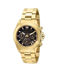 TechnoMarine Women's Quartz Manta Gold-Tone Stainless Steel Watch, 38mm